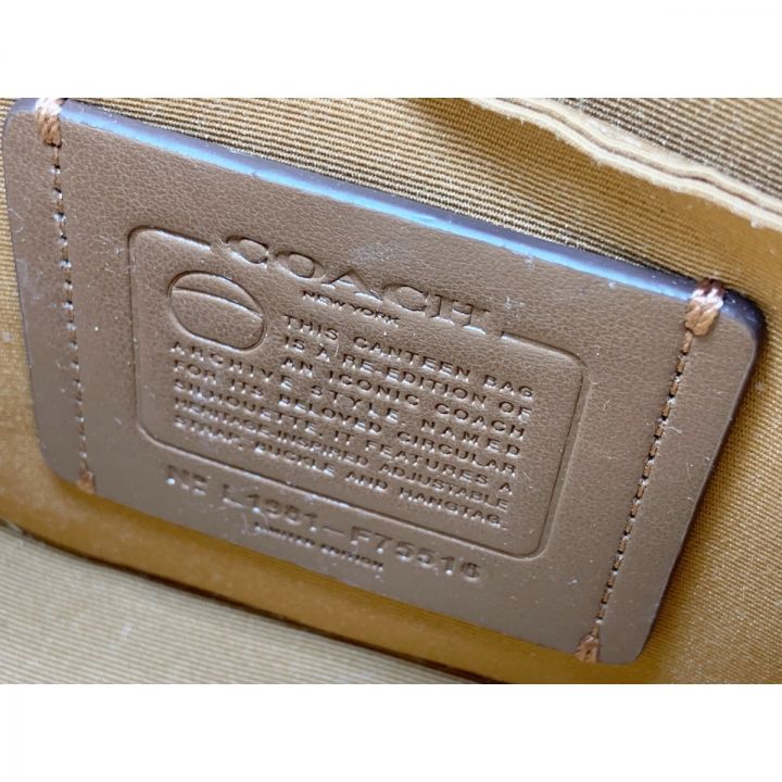 COACH コーチ キャンティーンクロスボディ ショルダー ミニバッグ F75516 ブラウン｜中古｜なんでもリサイクルビッグバン