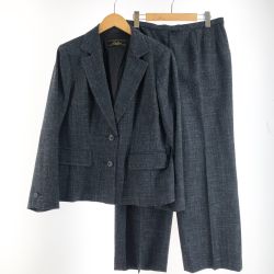 〇〇 Leilian レリアン レディース スーツ サイズ17+ ネイビー Sランク