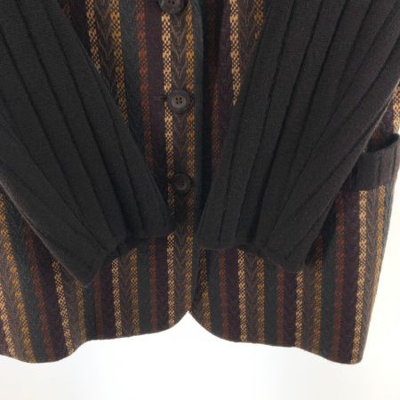  Leilian レリアン レディース ジャケット サイズ13+ ブラウン×ベージュ