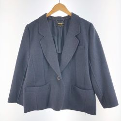 〇〇 Leilian レリアン レディース ジャケット サイズ17 グレー Bランク