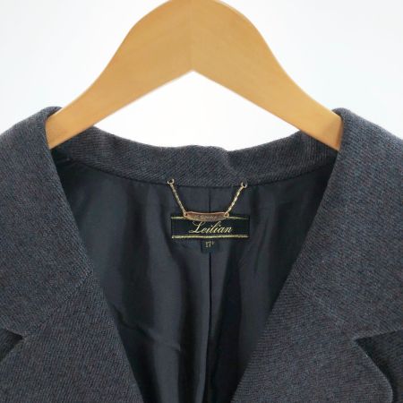  Leilian レリアン レディース ジャケット サイズ17 グレー