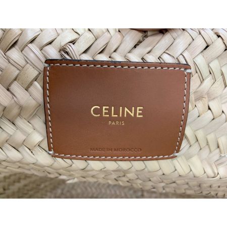  CELINE セリーヌ ミディアム トリオンフ クラシック パニエ トートバッグ ベージュ