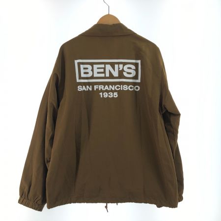  BEN DAVIS ベンデイビス メンズ コーチジャケット サイズL ブラウン