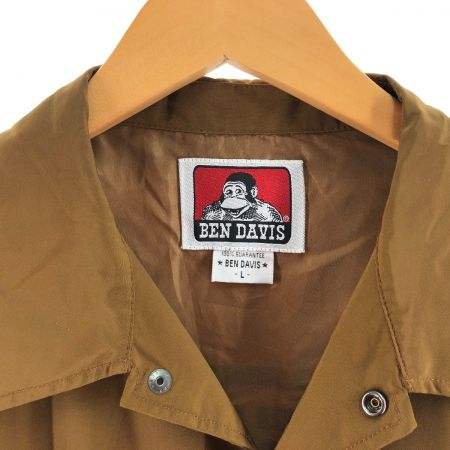  BEN DAVIS ベンデイビス メンズ コーチジャケット サイズL ブラウン