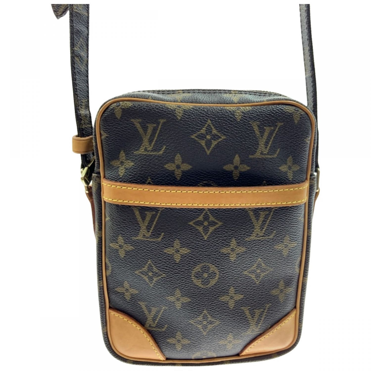 中古】 LOUIS VUITTON ルイヴィトン モノグラム ダヌーブ ショルダー