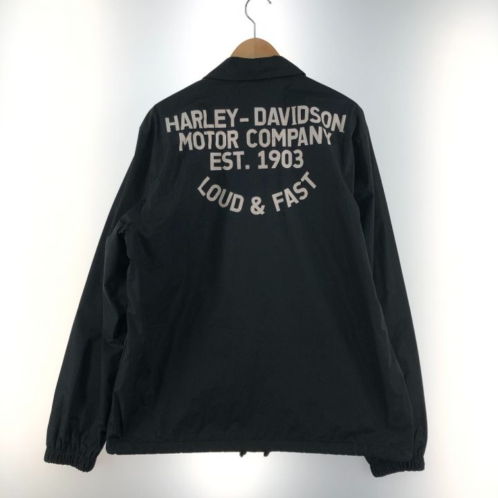 HARLEY-DAVIDSON ハーレーダビッドソン メンズ コーチジャケット サイズL 97516-19VM  ブラック｜中古｜なんでもリサイクルビッグバン