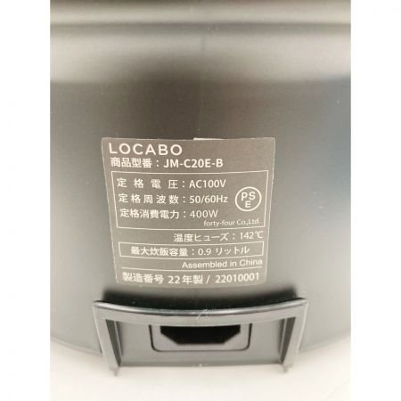   LOCABO  炊飯器 JM-C20E ブラック