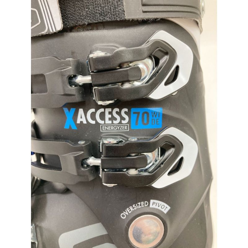 中古】 SALOMON サロモン X ACCESS 70WIDE スキーブーツ 黒×青 SIZE