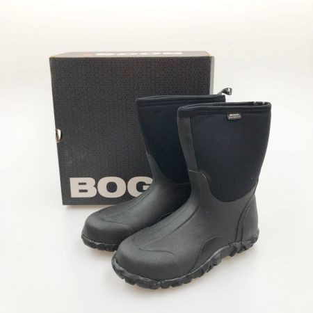  BOGS メンズ スノー レインブーツ CLASSIC MID 27cm 61142-001 ブラック