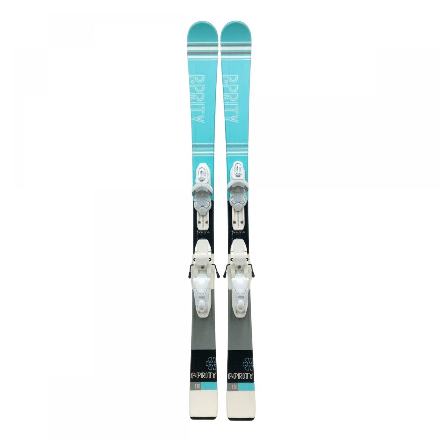 中古】 P.PRITY ジュニアスキー スキー板 130cm ブルー Bランク｜総合