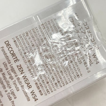  DECORTE コスメデコルテ ゼン ウェア フルイド W54 ファンデーション 未開封品