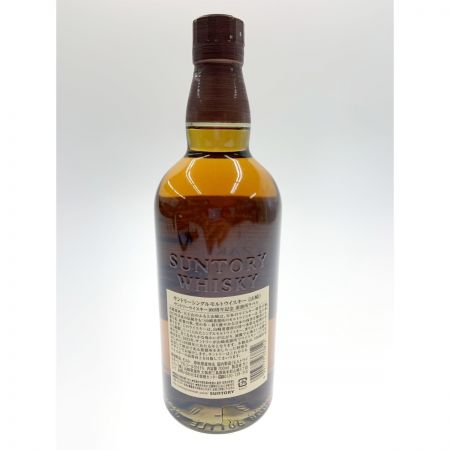 【北海道内限定発送】 YAMAZAKI 山崎/サントリー シングルモルト ウイスキー 100周年記念蒸溜所ラベル 700ml 43% 未開栓