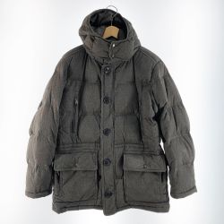 〇〇 KANSAI YAMAMOTO 山本寛斎 メンズ ダウンジャケット サイズM カーキ Bランク
