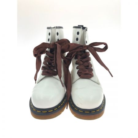  Dr.Martens ドクターマーチン レディース 8ホールブーツ リボン UK4 1460 ホワイト
