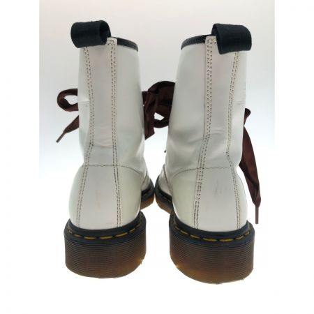  Dr.Martens ドクターマーチン レディース 8ホールブーツ リボン UK4 1460 ホワイト
