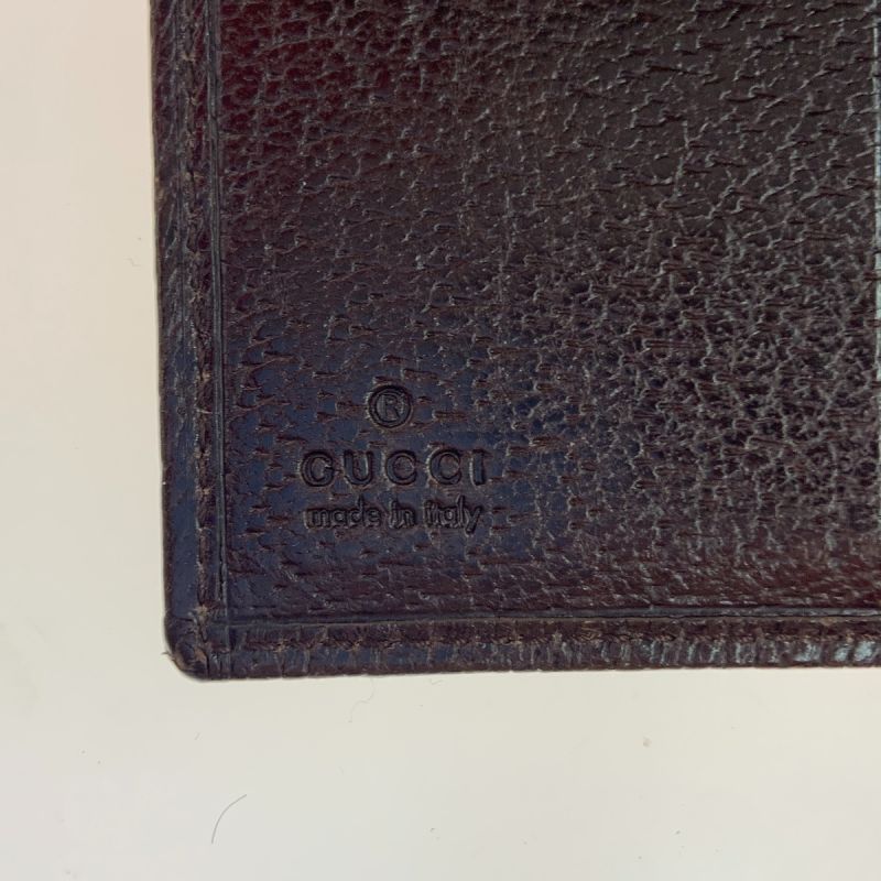 中古】 GUCCI グッチ GGキャンバス コンパクトウォレット Wホック 二