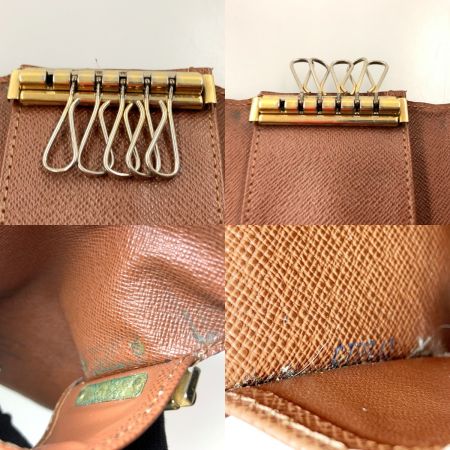  LOUIS VUITTON ルイヴィトン モノグラム ミュルティクレ6 6連 キーケース M62630 ブラウン