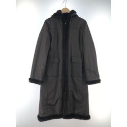 〇〇 COMME CA DU MODE コムサデモード レディース コート  ラビットファー リバーシブル サイズ不明 ブラウン Aランク