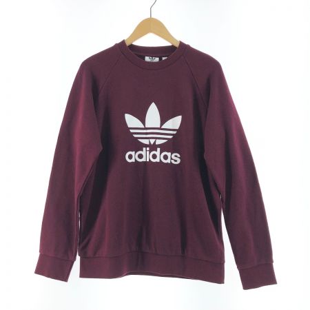  adidas アディダス メンズ スウェット サイズM エンジ