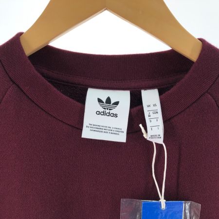  adidas アディダス メンズ スウェット サイズM エンジ