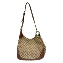 〇〇 GUCCI グッチ GGキャンバス シャルロッテ ワンショルダーバッグ 203503 ブラウン Bランク