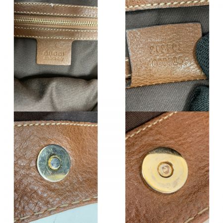  GUCCI グッチ GGキャンバス シャルロッテ ワンショルダーバッグ 203503 ブラウン