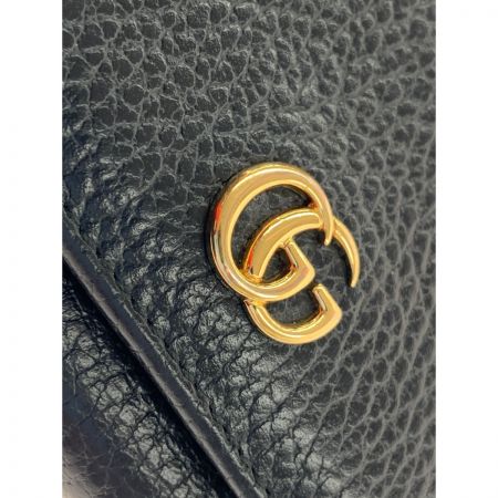 中古】 GUCCI グッチ プチマーモント 三つ折り財布 474746 CAO0G