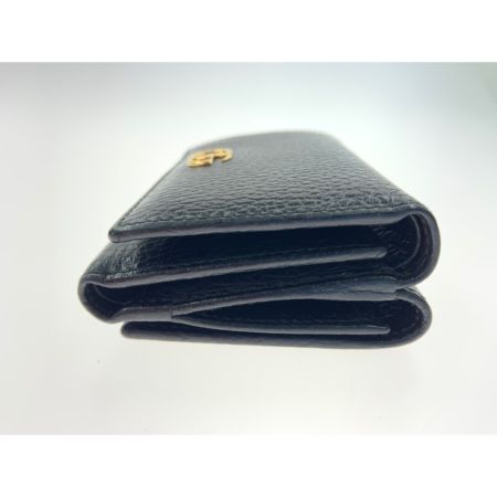  GUCCI グッチ プチマーモント 三つ折り財布 474746 CAO0G ブラック