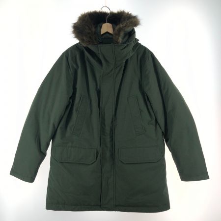 中古】 UNIQLO ユニクロ メンズ ダウンコート サイズL グリーン B