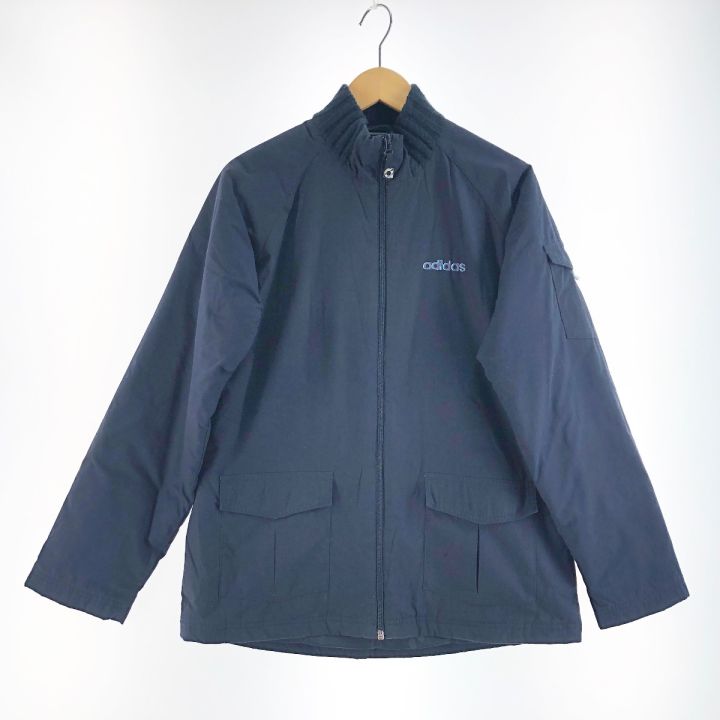 adidas アディダス レディース ジャケット サイズM ネイビー - 中古 