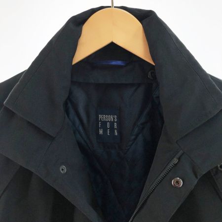  PERSONS パーソンズ メンズ コート サイズS ブラック ライナー付き