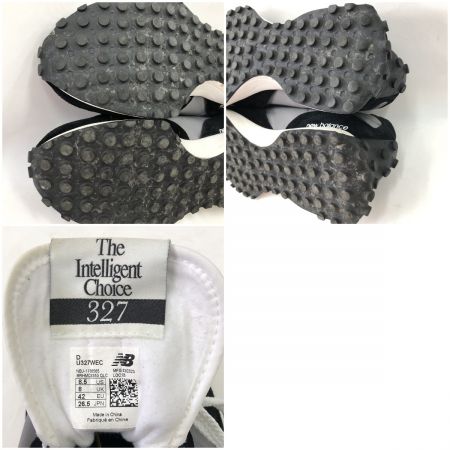  NEW BALANCE ニュー・バランス スニーカー サイズ26.5cm U327WEC ブラック×グレー