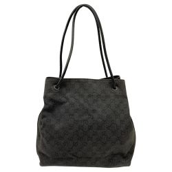 〇〇 GUCCI グッチ GGキャンバス トートバッグ  101341 ブラック Cランク
