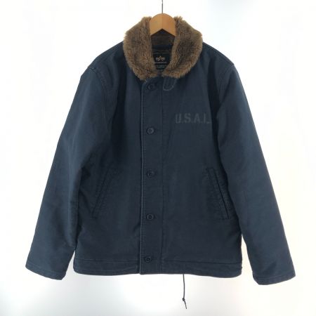  ALPHAINDUSTRIES メンズ N-1デッキジャケット サイズXL AAL-1321 E217-2406 ネイビー