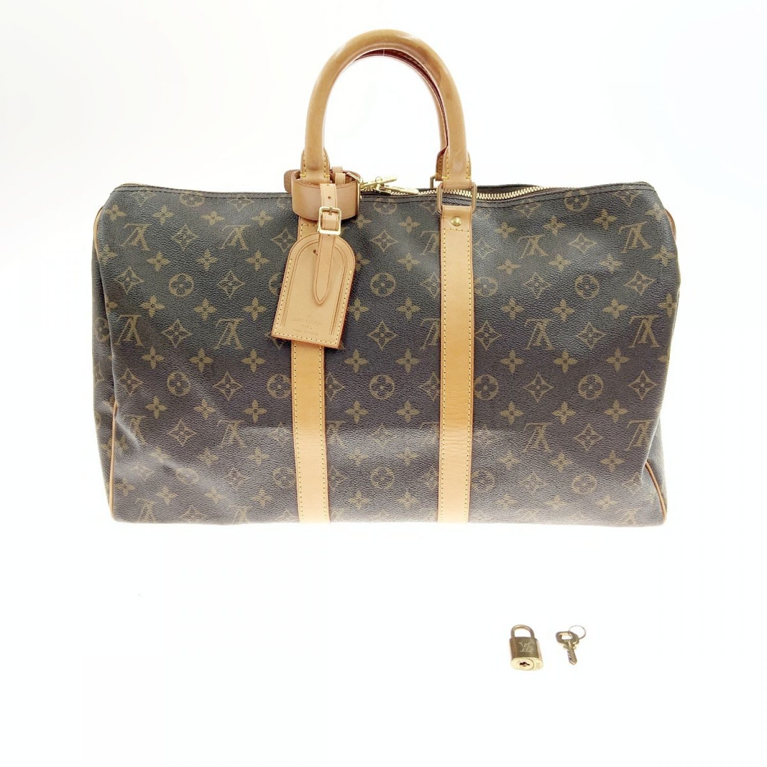 中古】 LOUIS VUITTON ルイヴィトン モノグラム キーポル45 ボストン