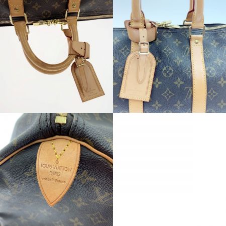  LOUIS VUITTON ルイヴィトン モノグラム キーポル45 ボストンバッグ M41428 ブラウン