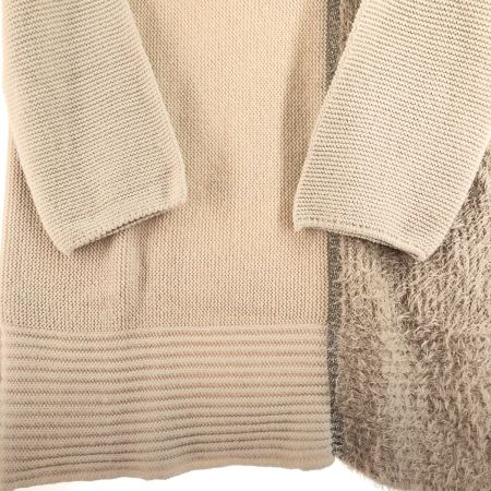  PINORE ピノーレ レディース ワンピース タートル ニットロング サイズ40 ベージュ