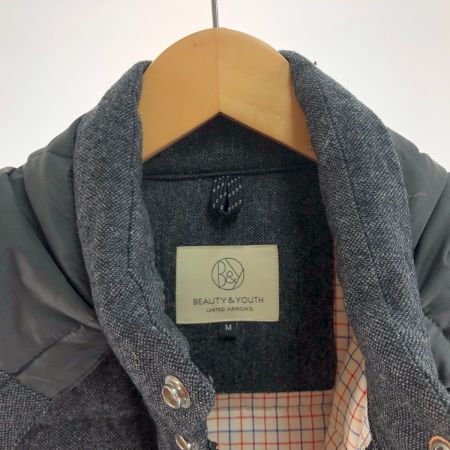  BEAUTY & YOUTH ビューティーアンドユース メンズ ダウンジャケット サイズM グレー