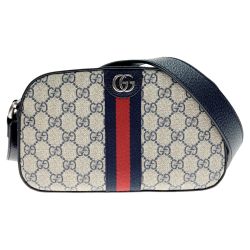〇〇 GUCCI グッチ オフィディア カメラバッグ レディース ショルダーバッグ  681064 ブラック Aランク