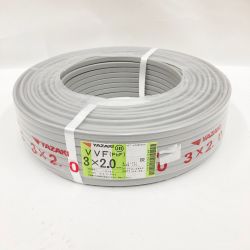 〇〇 YAZAKI  電材 VVFケーブル 3芯 3× 2.0 PbF 100m 未開封品 Nランク