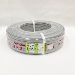 〇〇 YAZAKI  電材 VVFケーブル 3芯 3× 2.0 PbF 100m 未開封品 Nランク