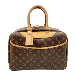 〇〇 LOUIS VUITTON ルイヴィトン モノグラム ボーリング ヴァニティ レディース ハンドバッグ M47270 ブラウン Bランク