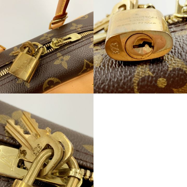 LOUIS VUITTON ルイヴィトン モノグラム ボーリング ヴァニティ レディース ハンドバッグ M47270  ブラウン｜中古｜なんでもリサイクルビッグバン