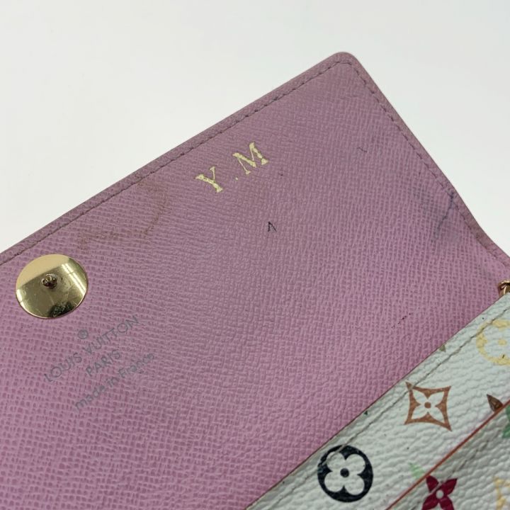 中古】 LOUIS VUITTON ルイヴィトン モノグラム マルチカラー ポルトフォイユ サラ レディース 二つ折り長財布 M93532  ホワイト｜総合リサイクルショップ なんでもリサイクルビッグバン オンラインストア