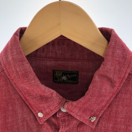  SOUTH ROAD サウスロード メンズ シャツ サイズM レッド