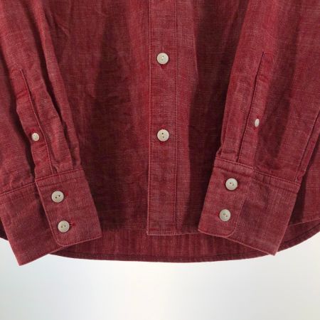  SOUTH ROAD サウスロード メンズ シャツ サイズM レッド