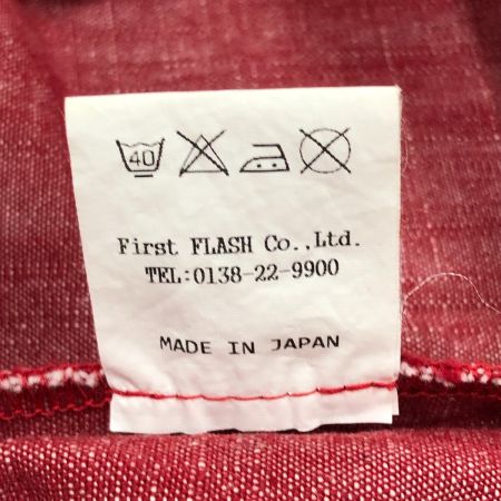  SOUTH ROAD サウスロード メンズ シャツ サイズM レッド