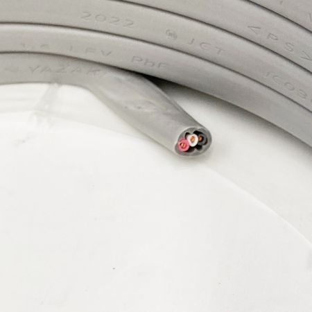  YAZAKI 電材 VVF ケーブル 3芯 3× 1.6 PbF 100m 未開封品 グレー