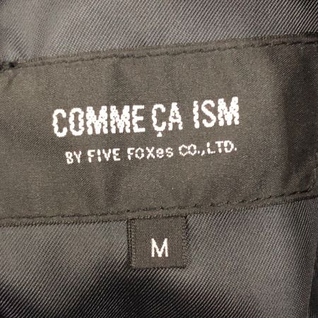  COMME CA ISM コムサイズム メンズ コート サイズM 47-20MX03 ネイビー ストライプ ライナー付き