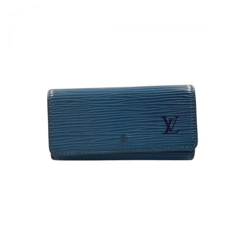 中古】 LOUIS VUITTON ルイヴィトン エピ ミュルティクレ4 4連キー